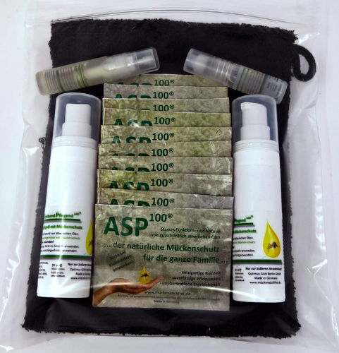 ASP100® Mücken- und Wespenschutz Biomückenschutz Urlaubspack